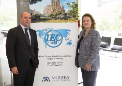 Ana Morera, Directora General de Morera, con Luís Jones, Inspector de Hacienda y Responsable de Fiscalidad Internacional.