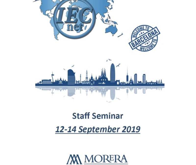 Staff Seminar Barcelona 2019 IECnet