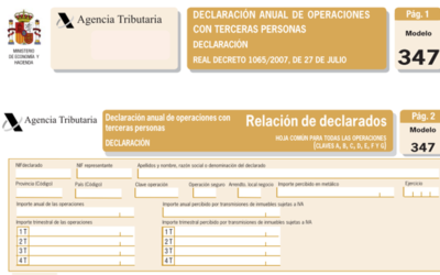 Modelo 347. Preguntas frecuentes
