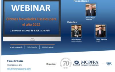 Webinar últimas novedades fiscales 2022