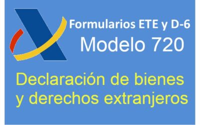 Nº 2 / Formularios ETE y D-6: declaraciones informativas de inversiones exteriores