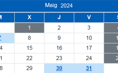 Calendari del Contribuent / Maig 2024