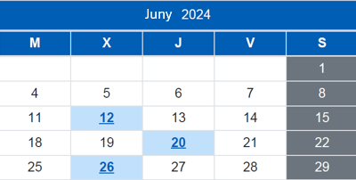 Calendari del Contribuent / Juny 2024