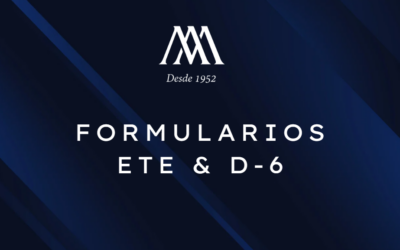 Formularios ETE y D-6